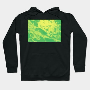 Green psychedelic Marble Clouds Hoodie